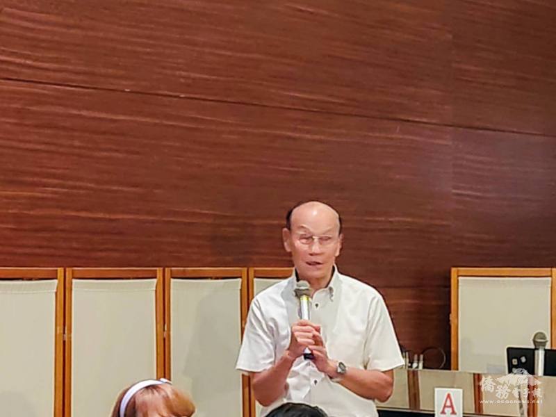 僑務委員連茂雄致詞