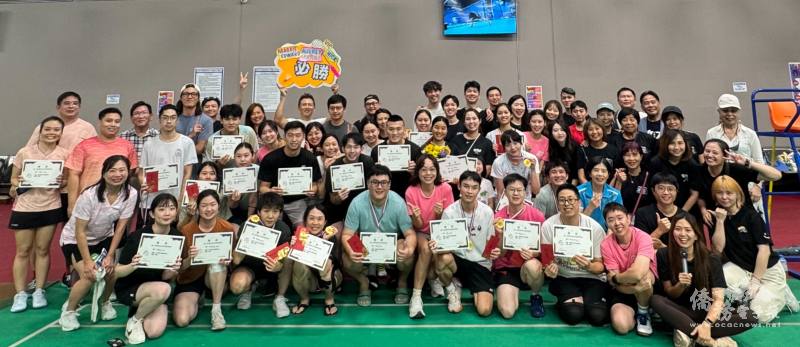 第二屆歡樂盃羽球賽圓滿落幕，參賽者滿載而歸