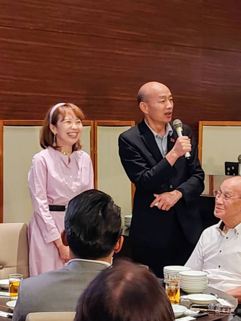 立法院長韓國瑜親切問候僑胞