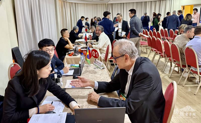 貿易洽談會現場實況