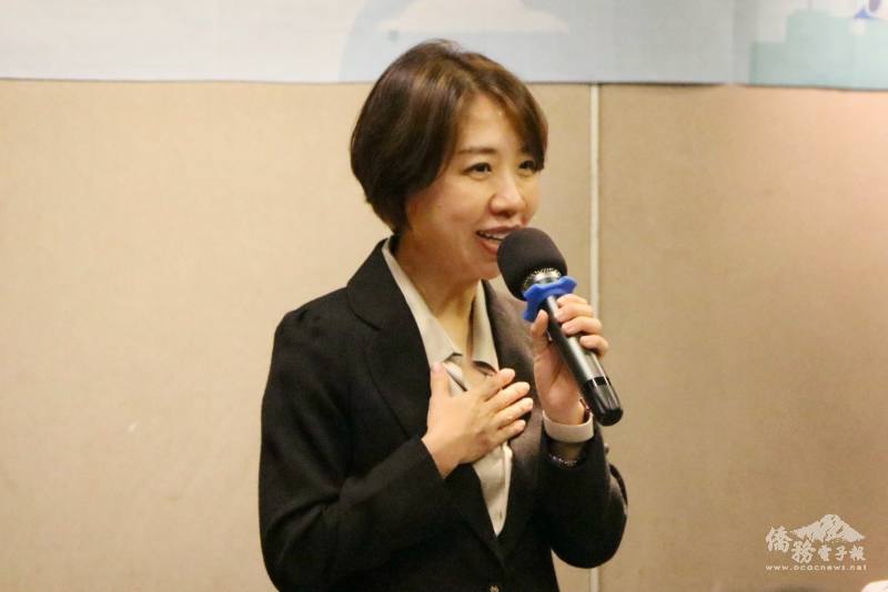 僑委會副委員長李姸慧於綜合座談致詞