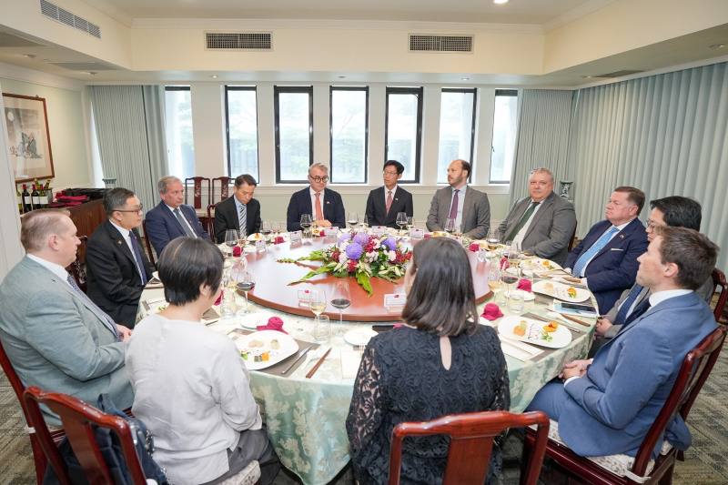 外交部政務次長陳明祺款宴奧地利跨黨派國會議員訪問團