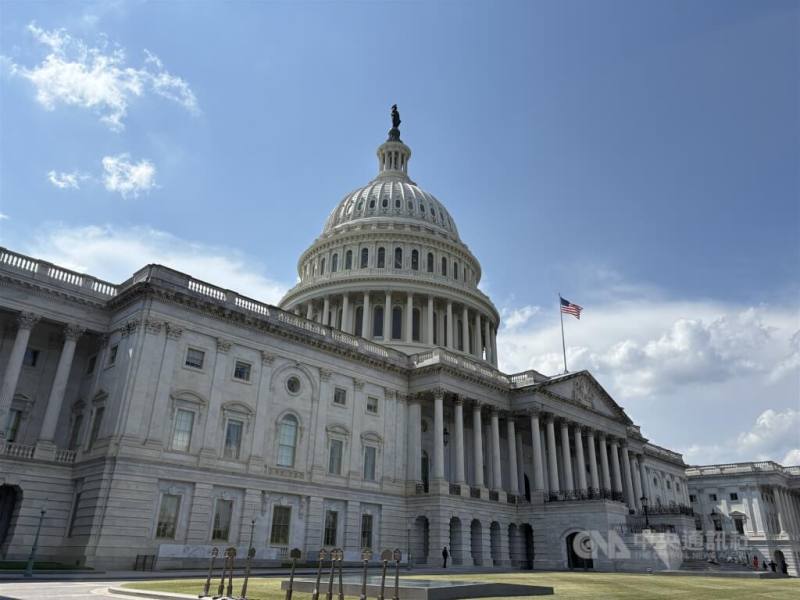 台灣法官許凱傑2日赴美國國會及行政部門中國問題委員會（CECC）簡報。圖為美國國會大廈。（中央社檔案照片）