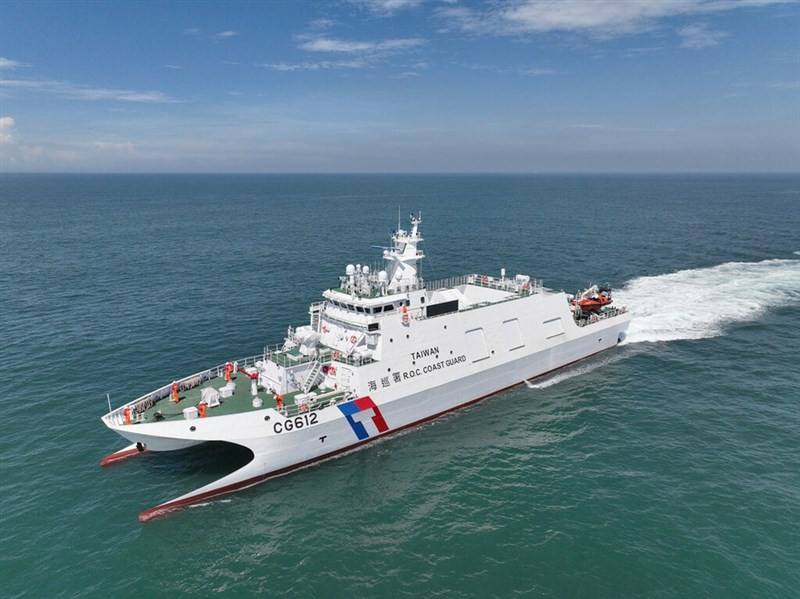The 600-ton patrol vessel CG612 "Suao." Photo courtesy of the Coast Guard Administration.
