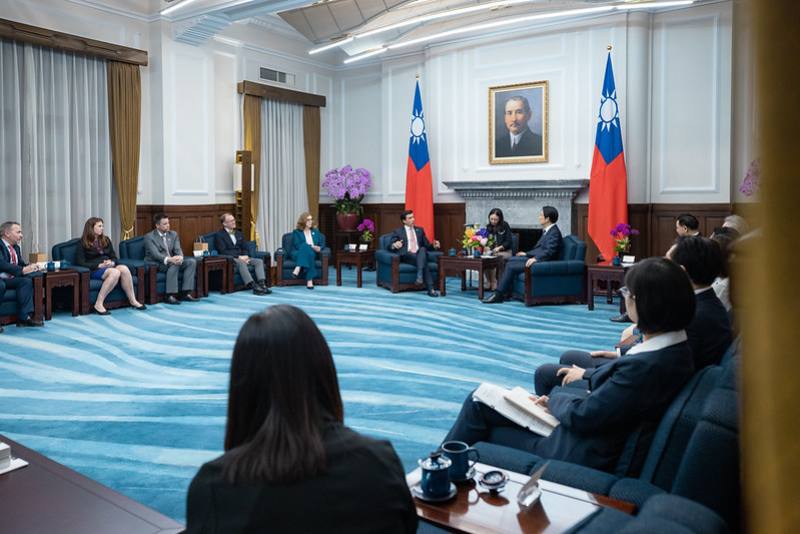 President Lai meets with a delegation led by Luke Lindberg, under secretary for Trade and Foreign Agricultural Affairs at the United States Department of Agriculture.