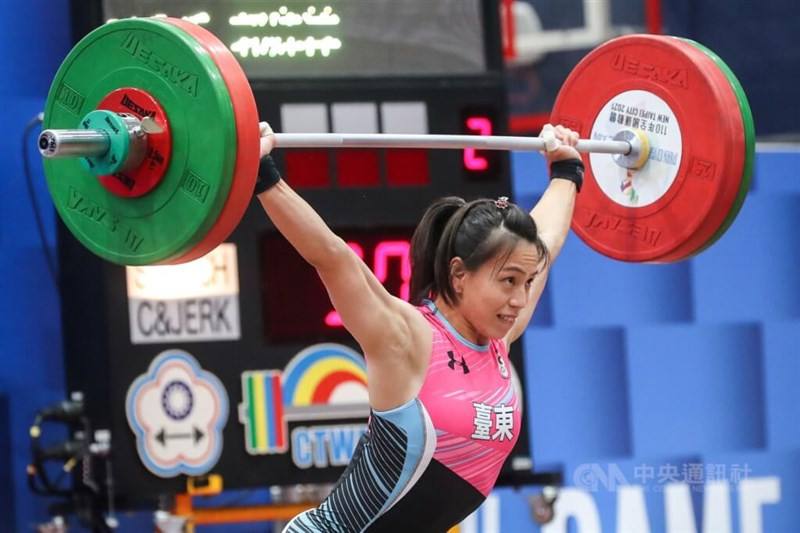 Taiwanese Olympic weightlifting champion Kuo Hsing-chun. CNA file photo