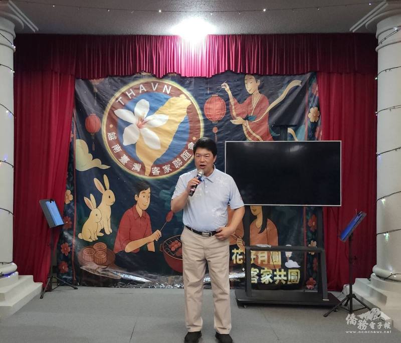 韓國耀致詞肯定越南臺灣客家聯誼會推動文化傳承的努力。