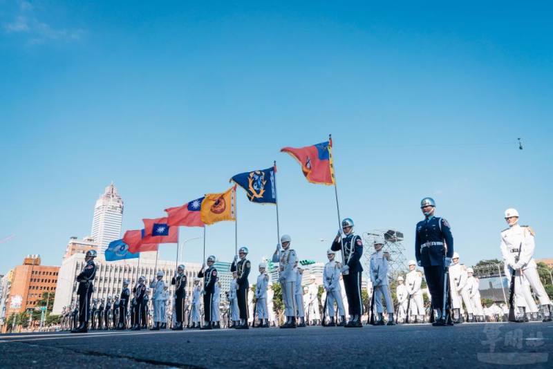 中華民國114年國慶大會預演6日下午於總統府前廣場舉行