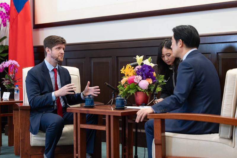 President Lai is interviewed by Buck Sexton, a host of the American radio program The Clay Travis and Buck Sexton Show.