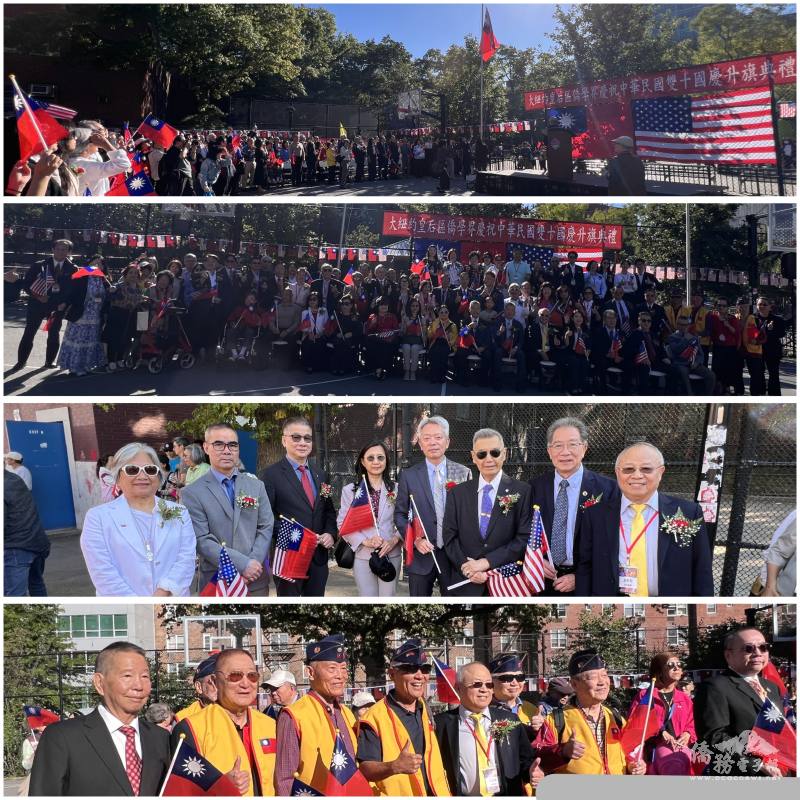 華埠僑團力挺（中下圖），榮光會不曾缺席（下圖）