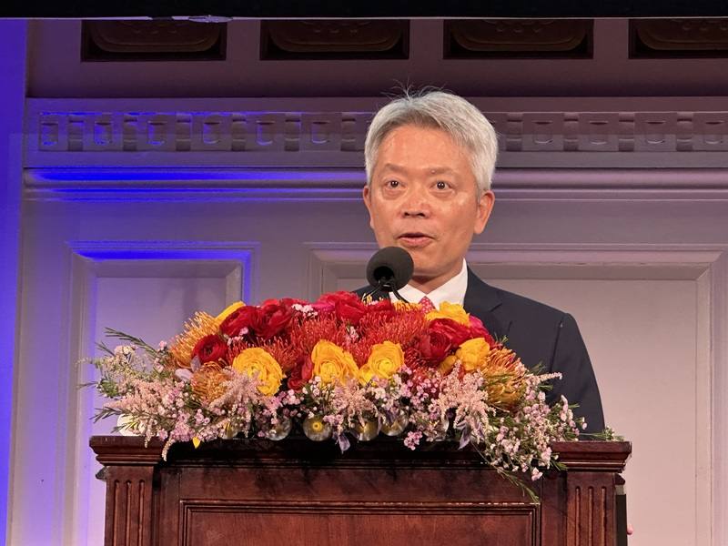 駐紐約辦事處長李志強在國慶酒會中，感謝友邦與志同道合的國家在聯大期間的支持