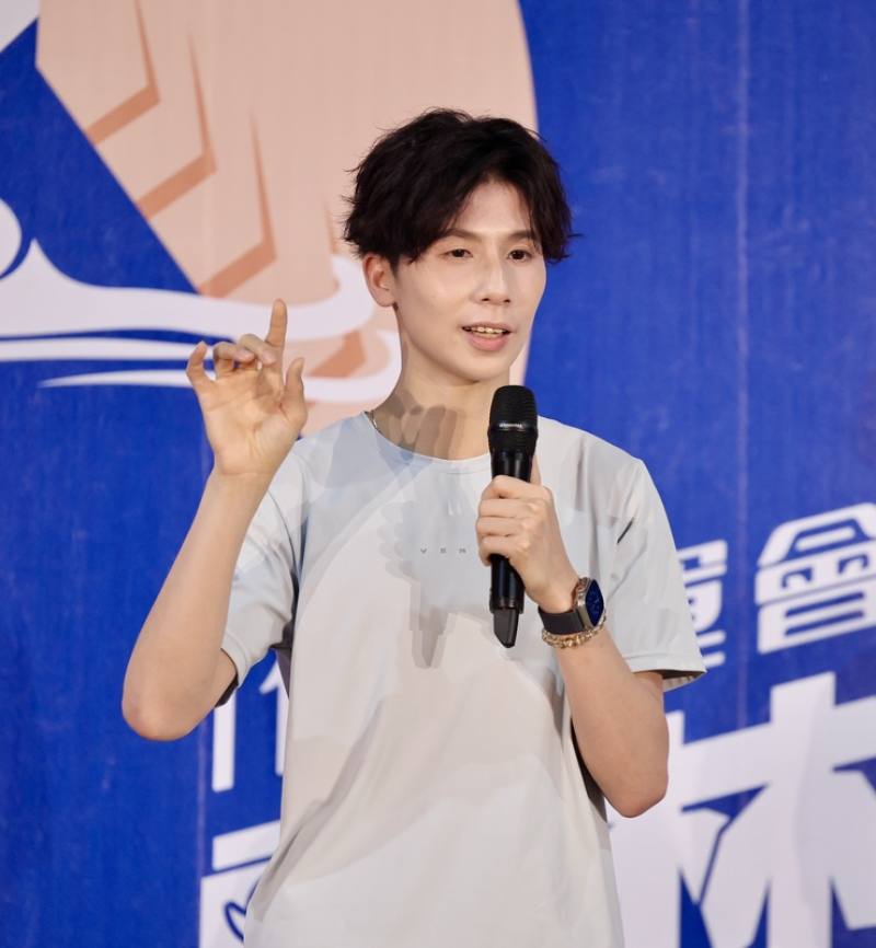 巴黎奧運拳擊金牌選手林郁婷8日在台北出席114年全國運動會倒數記者會，分享自己在出賽前情緒調適的方法