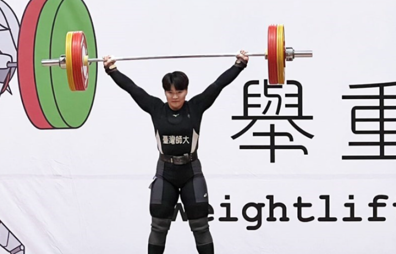 Taiwanese weightlifter Chen Wen-huei. CNA file photo