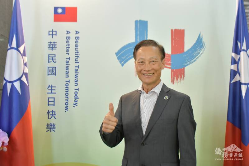 移居巴西50年的葉倫群鼓勵僑胞多返臺走訪，別忘記「臺灣的根」