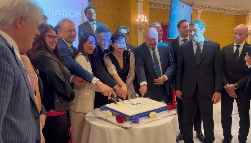 駐義代表處8日晚上舉行國慶酒會，多位義大利國會議員踴躍出席，展現對台灣的友情與支持