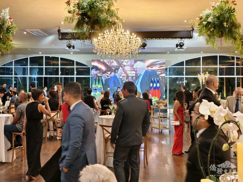 巴西利亞國慶酒會一景