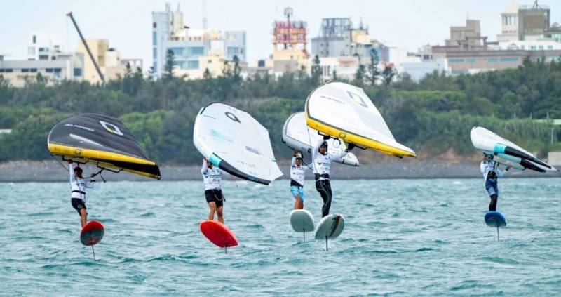 2025年亞洲風翼錦標賽9日起在澎湖舉行，有來自世界10多國近70名頂尖選手同場競技。（澎湖縣帆船協會提供）