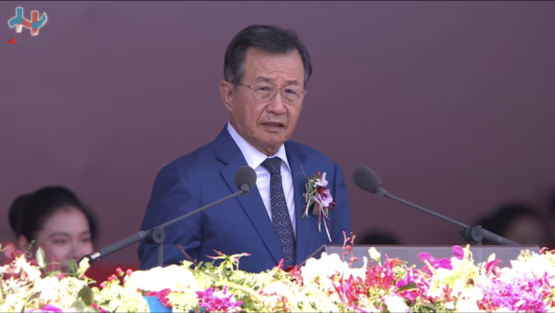 吳光宜在國慶大會上代表僑胞致詞