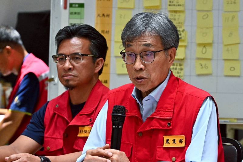 中央災害應變中心前進協調所第36次工作會報後記者會