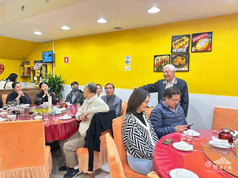 同鄉會會長莊海定致歡迎詞