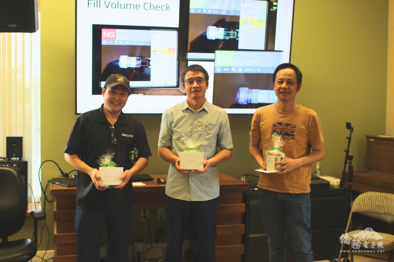 Our parents shared their careers and journey as immigrants. From left: Leonard Way, Alex Wu, and George Chen.