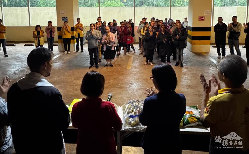 風雨未減熱情，僑界與民眾齊聚巴拉圭佛光山