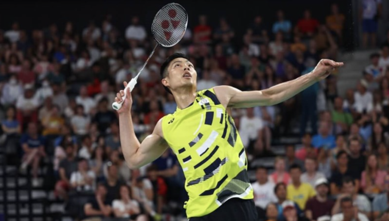 Taiwan's badminton ace Chou Tien-chen. CNA file photo