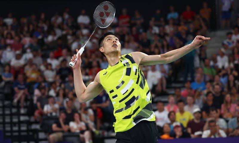 台灣羽球一哥周天成。（中央社檔案照片）