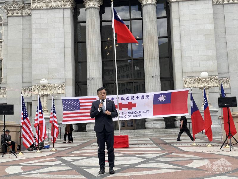 駐舊金山辦事處處長伍志翔致詞