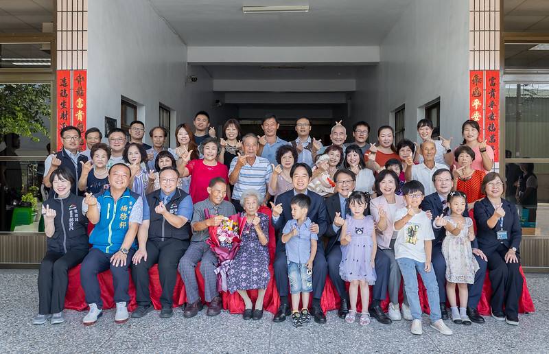 總統探望百歲人瑞洪李英嬌女士