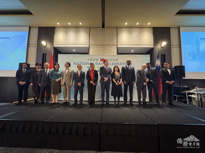 駐日內瓦辦事處與常駐世界貿易組織代表團8日晚間舉辦雙十國慶酒會