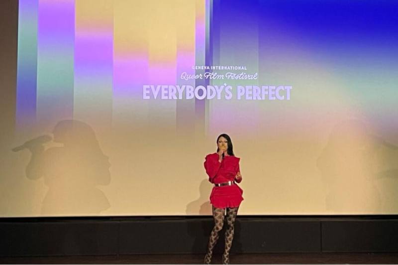 日內瓦國際酷兒影展總監葛沈歡迎來自世界各國的佳片，共同參與討論性別議題。（日內瓦代表處提供）