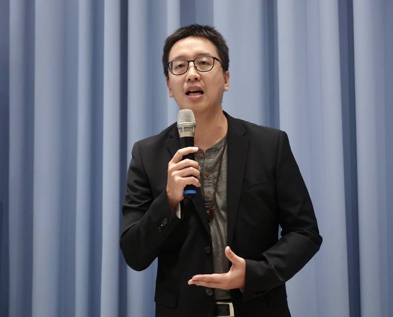 2025台灣國際民族誌影展16日開幕，影展主席林浩立（圖）出席記者會表示，今年選片不是大家可能想像的片，主題定為「後／工業傳說」，相信會是接近現代的作品呈現