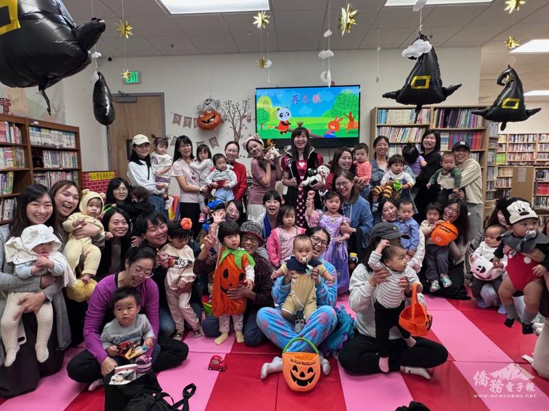 大小朋友開心參加說故事活動