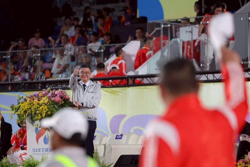 114年全國運動會18日晚間於雲林縣立田徑場隆重登場