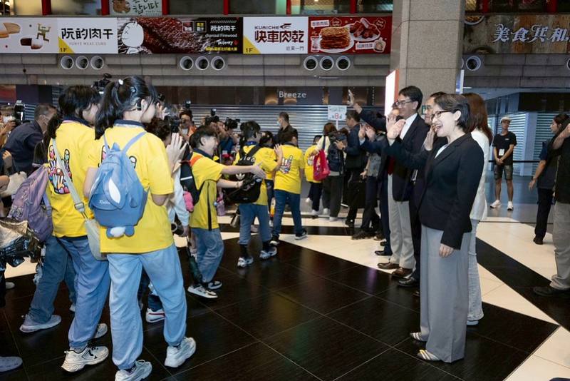 蕭美琴副總統今20日上午出席「臺灣科普環島列車開幕式」