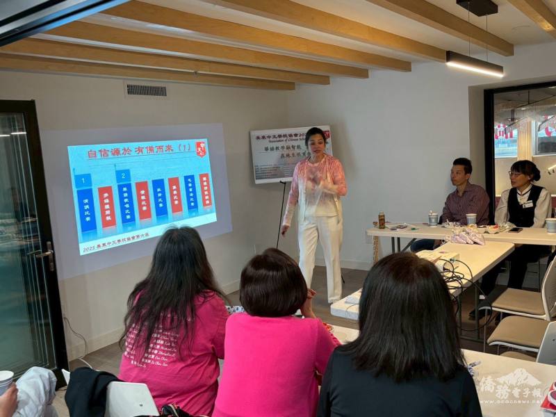 美東中文學校協會會長林美華主講