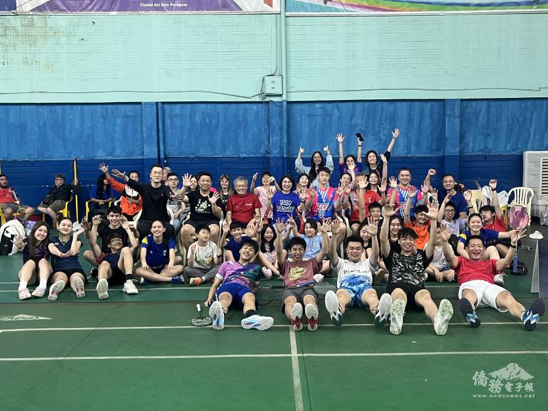 獲獎選手共同慶祝