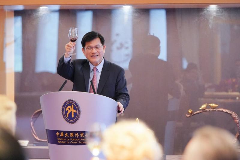 外交部長林佳龍致詞歡迎澳洲跨黨派國會議員團訪台