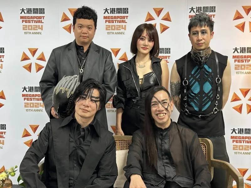 F:F:F音樂節（F:F:F—Formosa : Finland : Fest.）11月將於芬蘭登場，卡司包含駐芬蘭代表林昶佐參與的樂團「閃靈」，圖為「閃靈」2024登大港開唱演出照片。（中央社檔案照片）