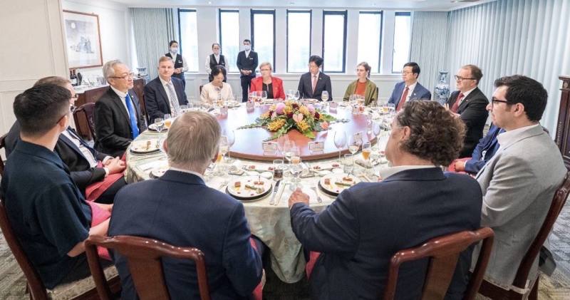 外交部政務次長吳志中款宴「德國四邦邦議會跨黨派議員訪問團」