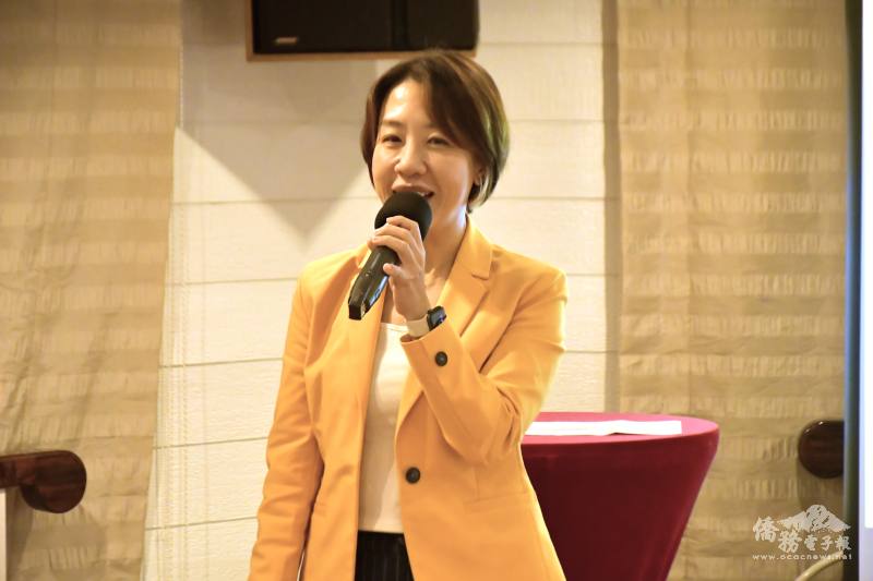 僑委會副委員長李姸慧歡迎晚宴致詞