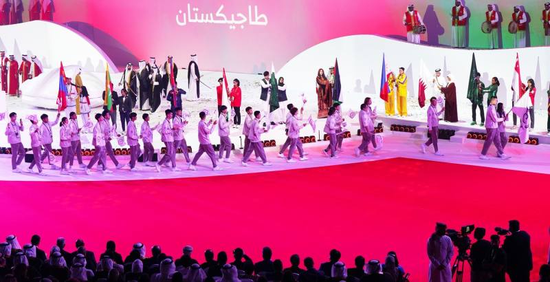 2025年第3屆巴林亞洲青年運動會，我國代表團進場。