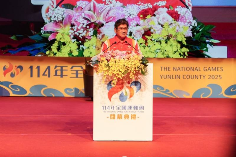 運動部洪志昌次長出席114年全運會閉幕典禮。(照片為籌備處提供)