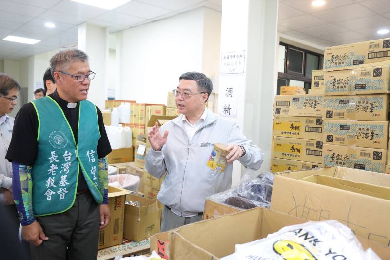 行政院長卓榮泰感謝太巴塱教會善心協助