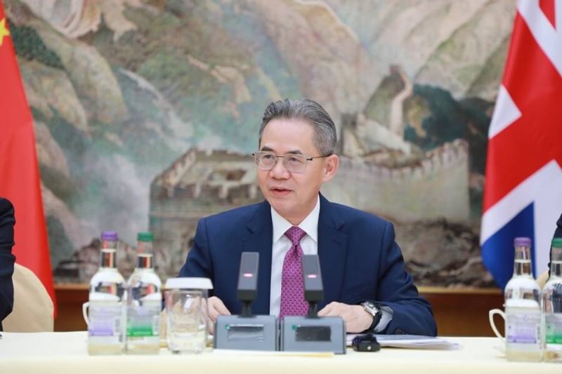 中國駐英大使鄭澤光。（圖取自中國駐英大使館網頁gb.china-embassy.gov.cn）