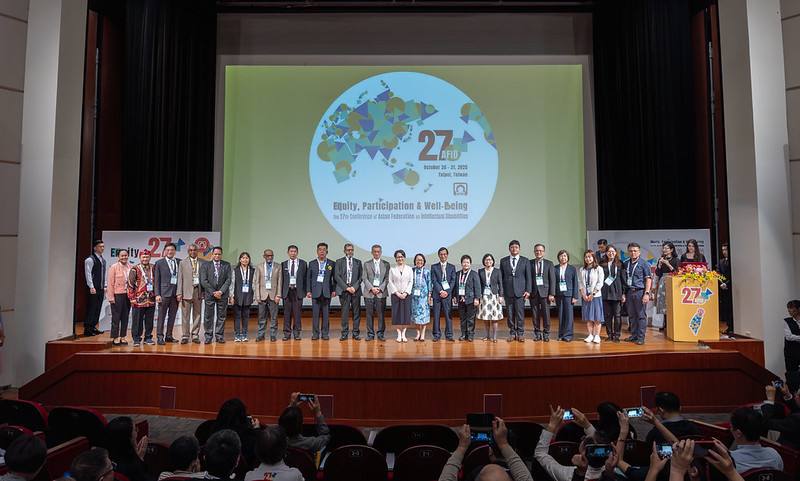 蕭美琴副總統今（27）日上午出席「第27屆亞洲智能障礙聯盟大會開幕式」