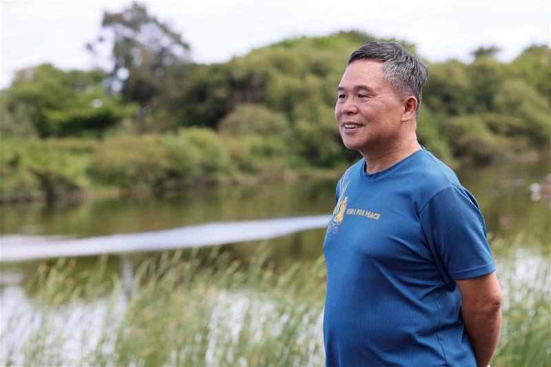 林正芳長期研究頭城搶孤、民俗傳承，也是老街歷史保存運動的重要參與者