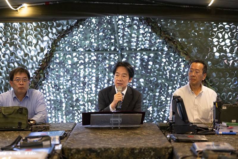 總統視導陸勝1號操演部隊