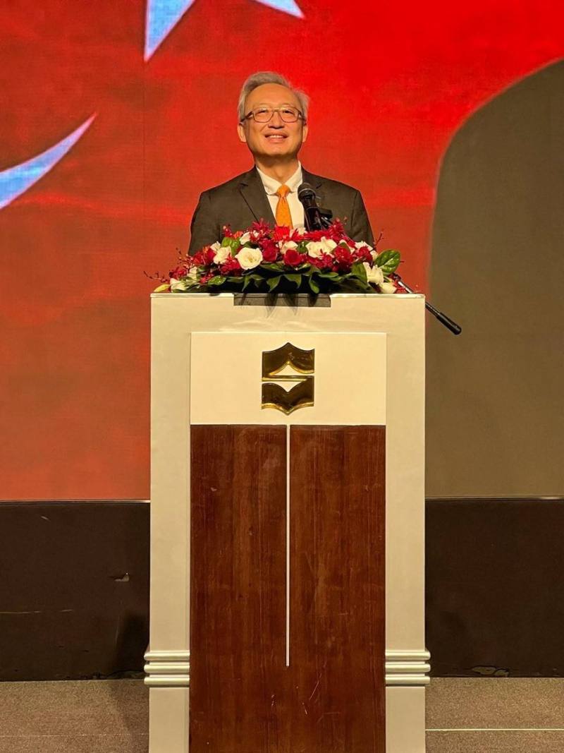 外交部政務次長吳志中出席土耳其國慶酒會並致詞